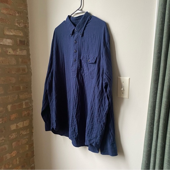 Abercrombie & Fitch Blue Lightweight Shirt Jacket - Picture 1 of 8
